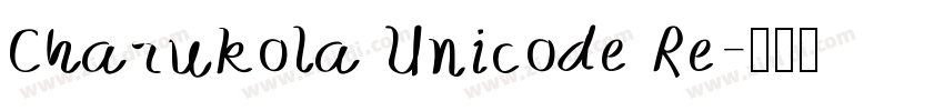 Charukola Unicode Re字体转换